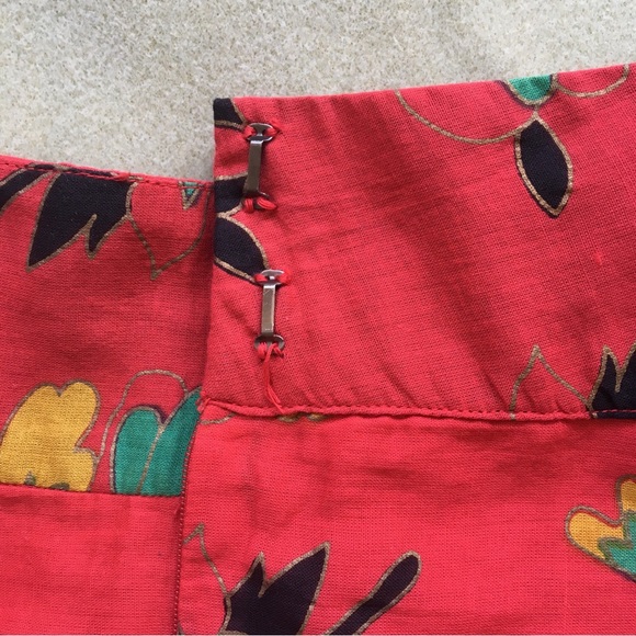 Bright and Floral 100% Cotton Maxi Skirt by 'What Goes Around Comes Around' - Picture 10 of 15